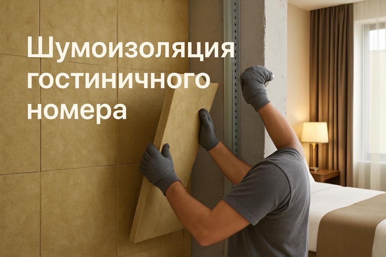 Шумоизоляция гостиничного номера: эффективные решения для дверей, стен, пола и текстиля