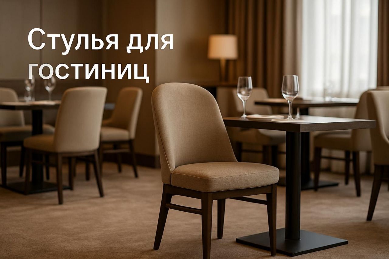 Стулья для гостиниц: как выбрать для номера, ресторана и конференц-зала