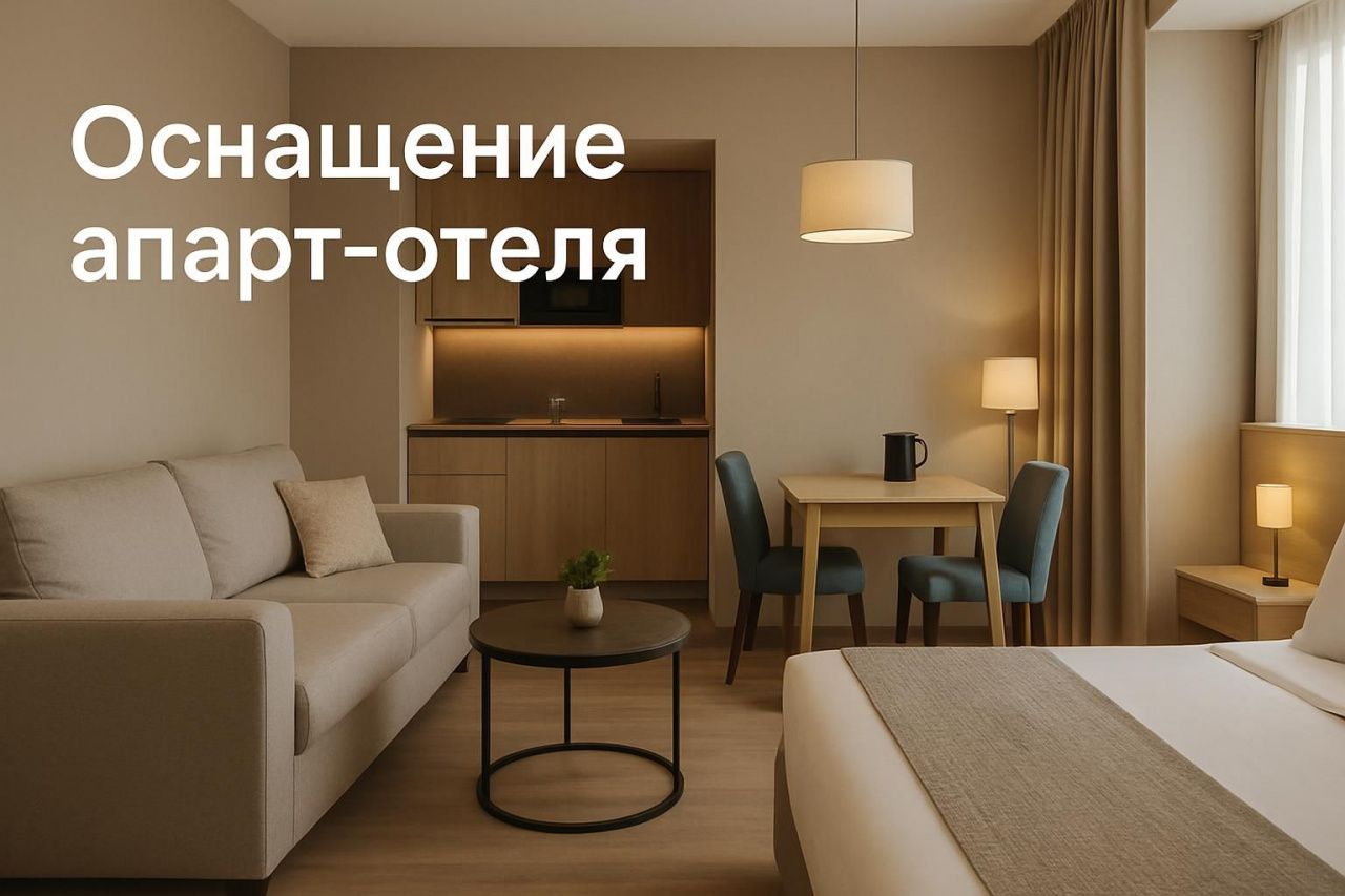 Оснащение апарт-отеля: от мебели до кухонных зон — особенности выбора и комплектования