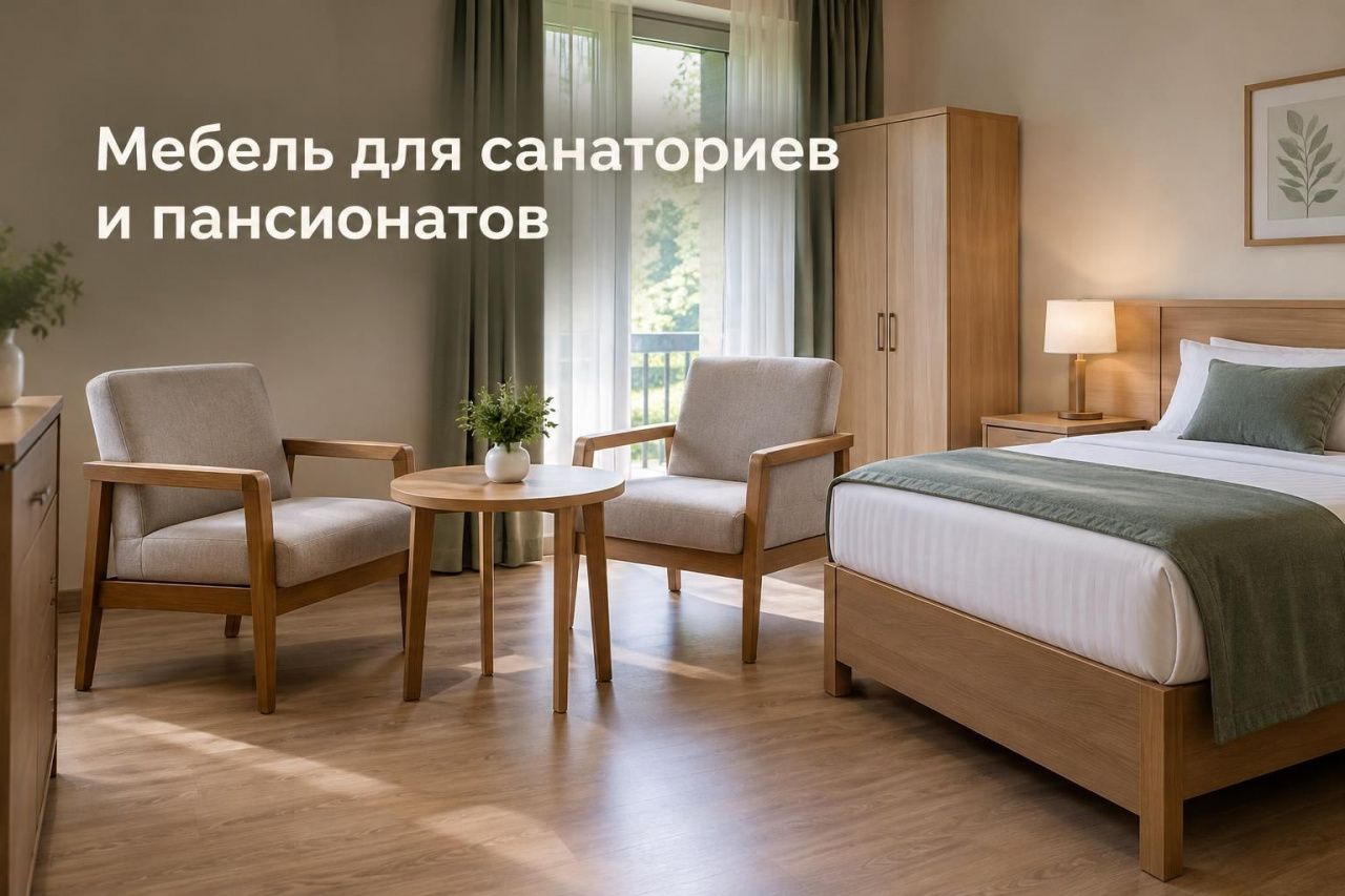 Мебель для санаториев и пансионатов: требования к комфорту и износу