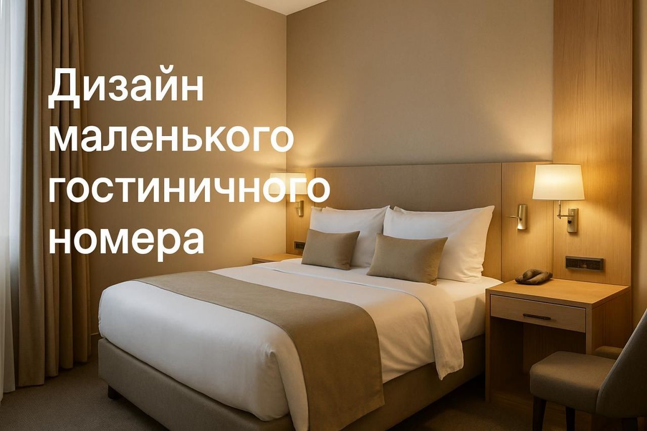 Дизайн маленького гостиничного номера: 10 решений для экономии пространства