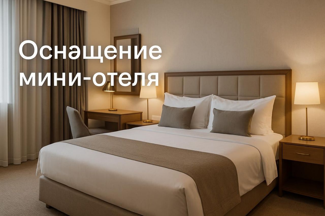 Оснащение мини-отеля: список закупок и порядок комплектации с учётом проекта