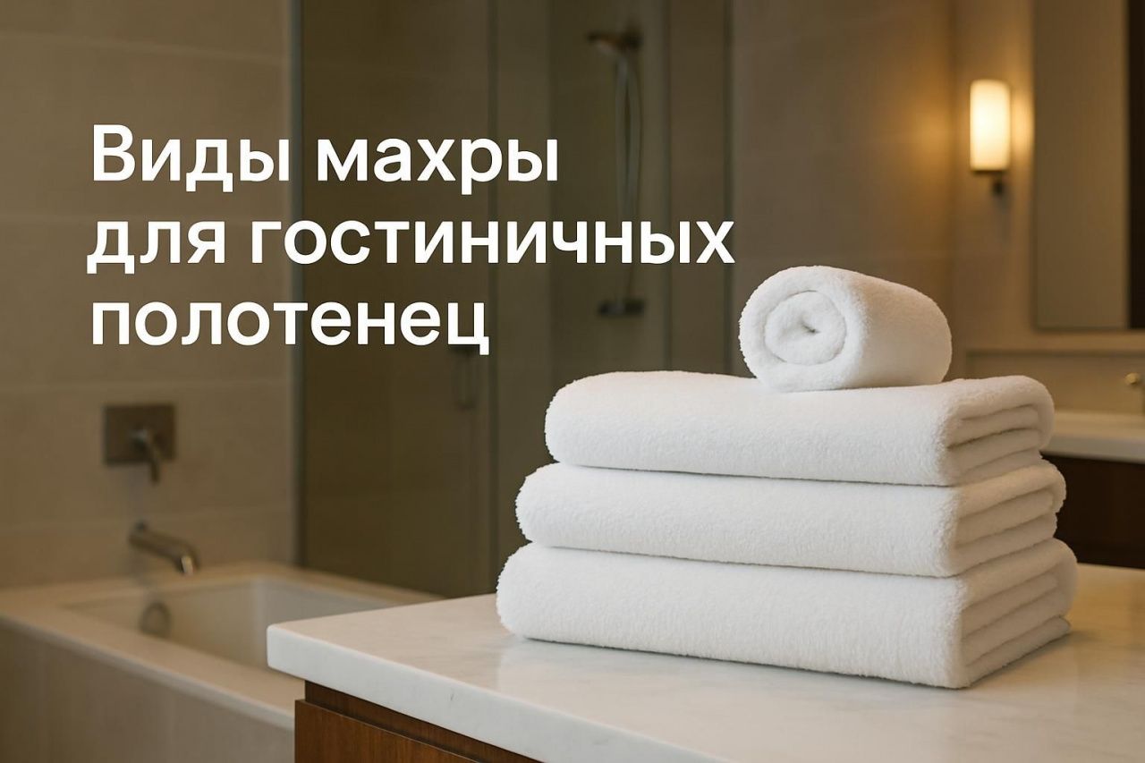 Виды махры для гостиничных полотенец: пряжа, петля и впитываемость в проекте отеля