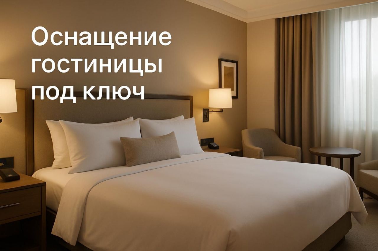 Оснащение гостиницы под ключ: этапы, критерии и контроль результата
