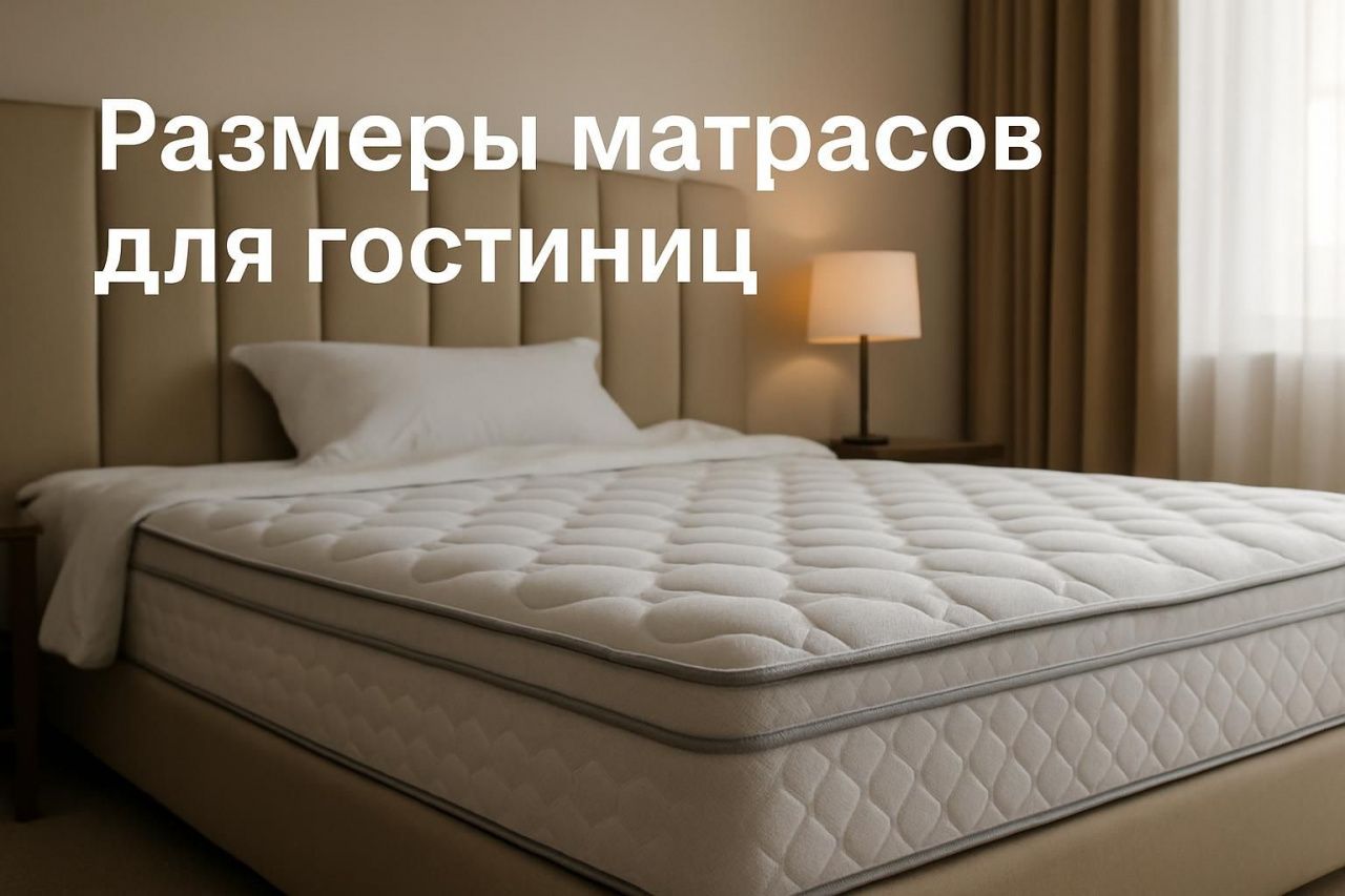 Размеры матрасов для гостиниц: выбор Twin, Double, King и нестандартных решений для отелей