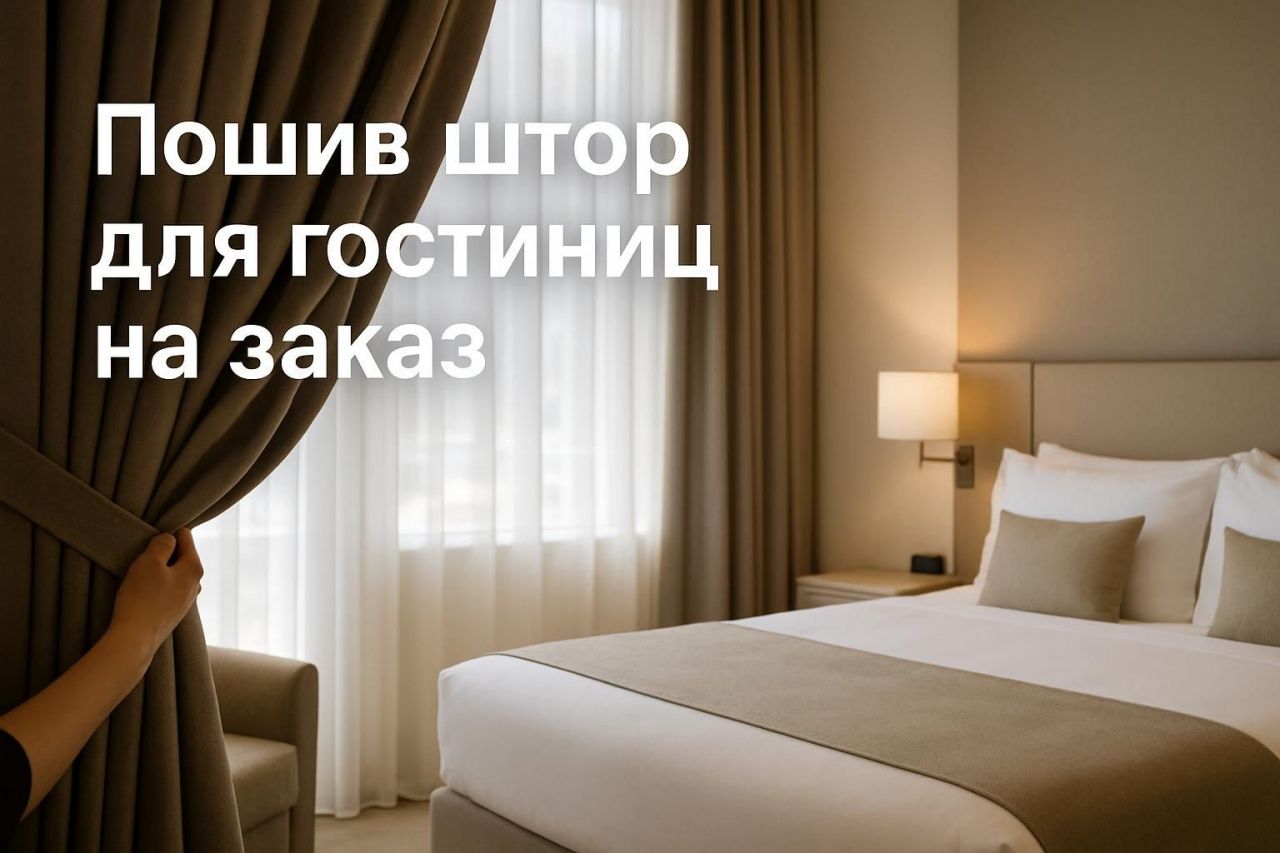 Пошив штор для гостиниц на заказ: как выбрать ткань, выполнить замер и грамотно организовать монтаж