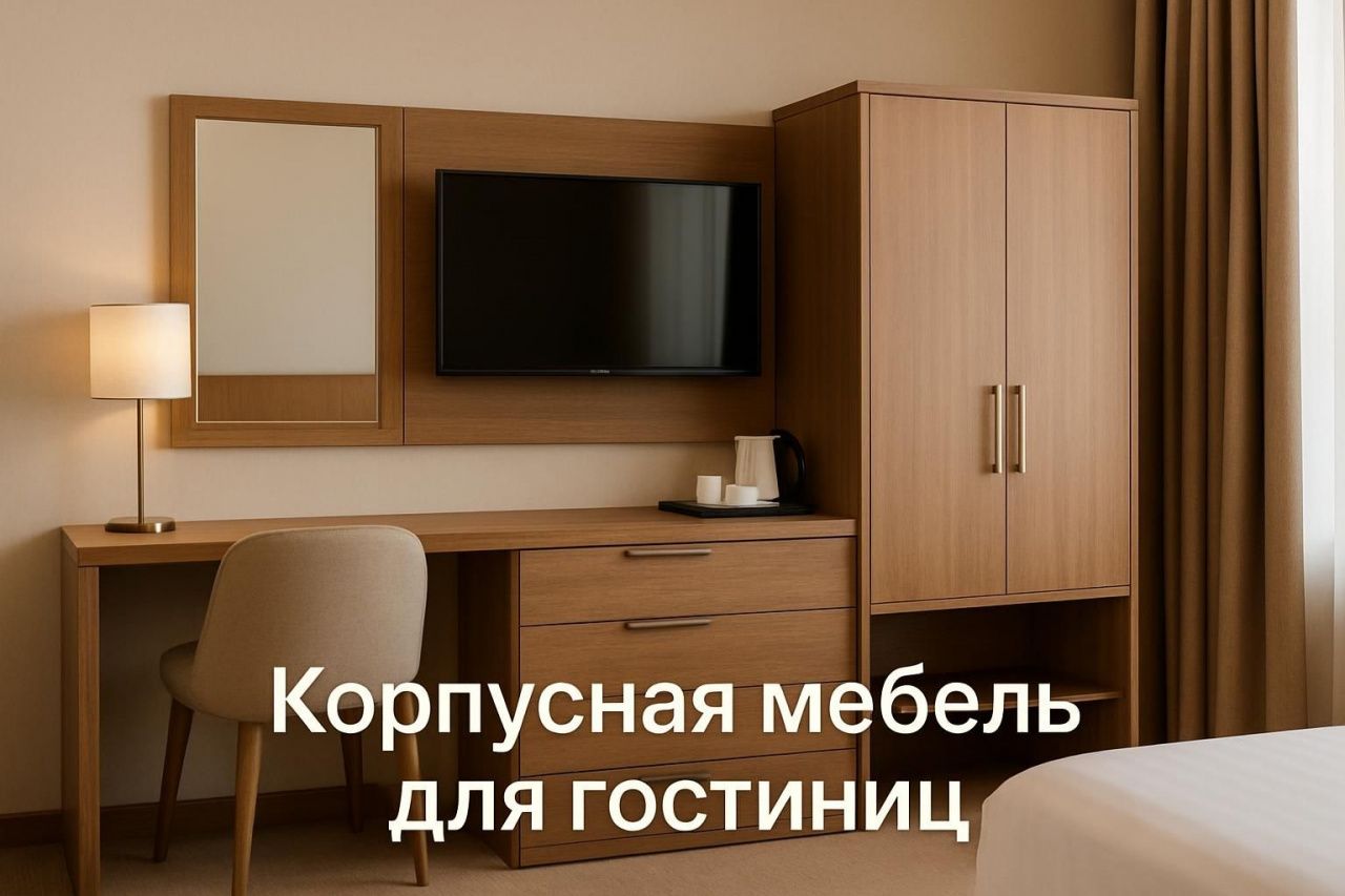 Корпусная мебель для гостиниц: выбор между ЛДСП, МДФ, HPL и шпоном для номеров и общественных зон