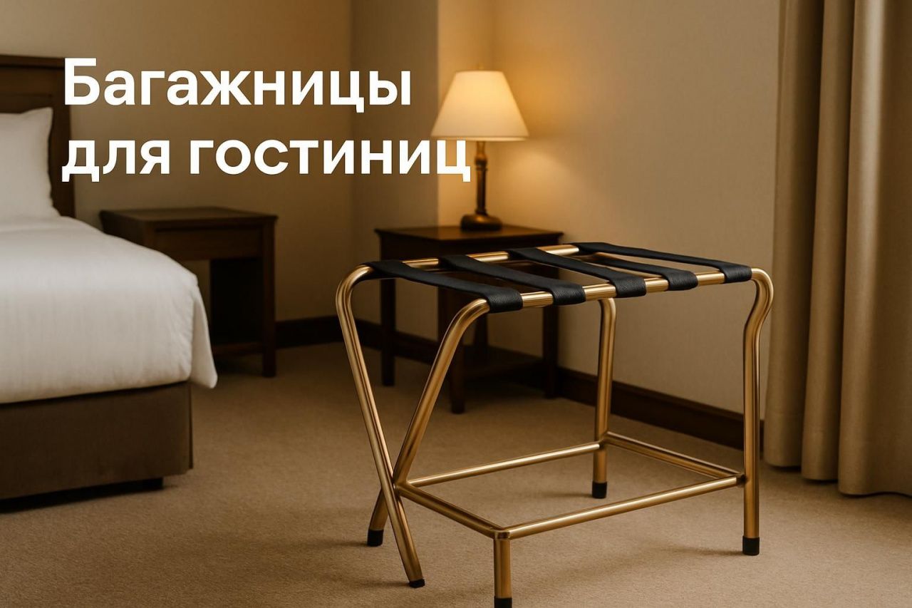 Багажницы для гостиниц: размеры, конструкция и место в номере