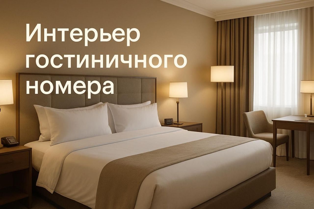 Интерьер гостиничного номера: как совместить дизайн и эксплуатацию при проектировании и оснащении