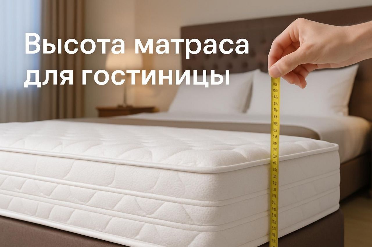Высота матраса для гостиницы: комфорт гостей, подбор простыней и влияние на спальное место